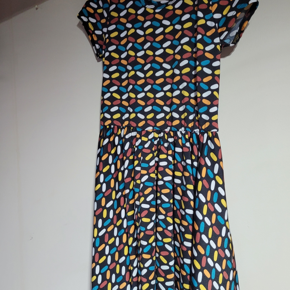 Dot Dot Smile Black and White Pleated Sundress